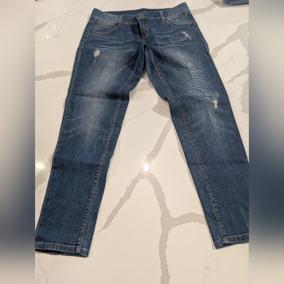 NY&C SLIM SLOUCH JEANS Excellent Condition Size 8 Dark Wash - Picture 1 of 10